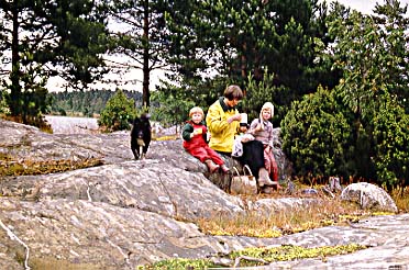 Picknick i Hangö skärgård