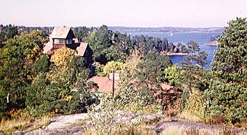 Ackevillan och Baggensfjärden