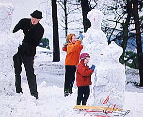 Snögubbar