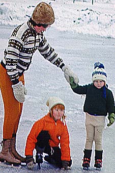 På skridskor i Neglinge