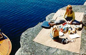 Vårlig picknick